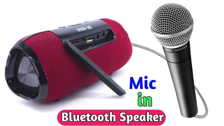 How to Connect the Condenser Mic to Bluetooth Speaker?