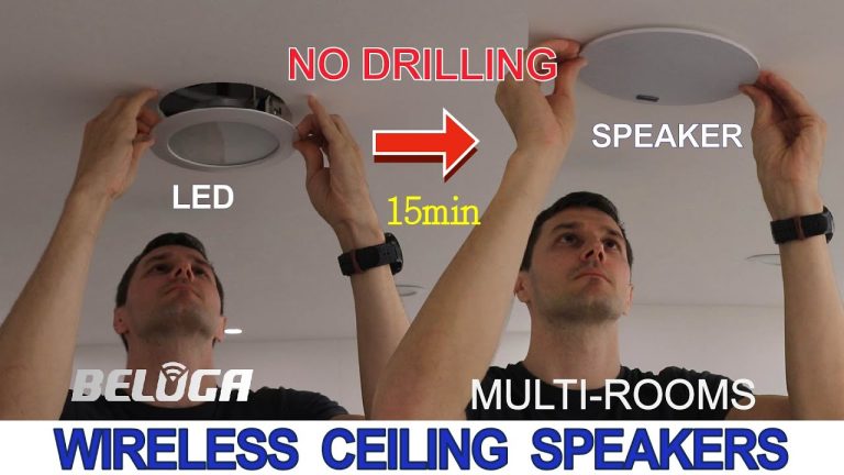How to Install Wireless Bluetooth Ceiling Speakers?