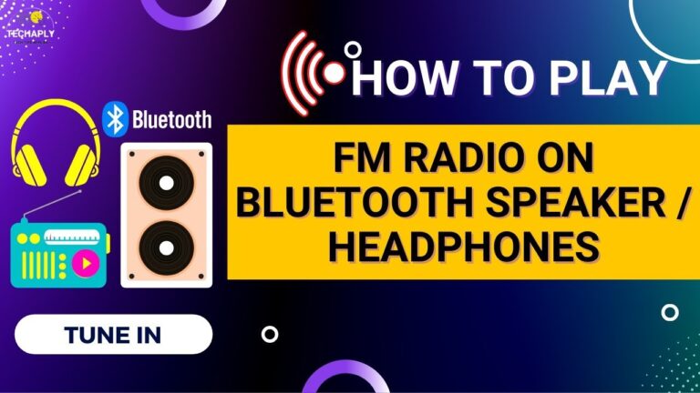 Easy Steps: Play Fm Radio On Bluetooth Speaker