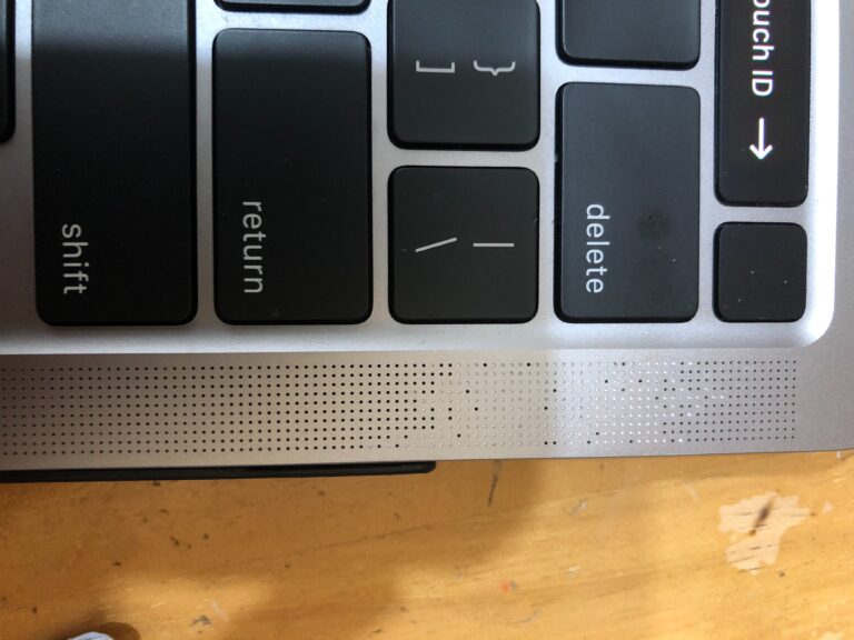 How to Clean Macbook Speaker