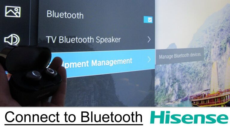 How to Connect a Bluetooth Speaker to a Hisense Tv